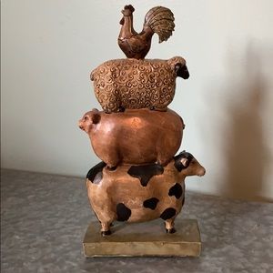 Stacked Farmhouse animals decor